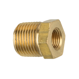 Brass Bushing, Male (3/8-18 NPT), Female (1/8-27 NPT)