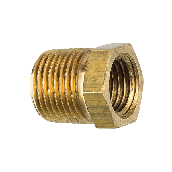 Brass Bushing, Male (3/8-18 NPT), Female (1/4-18 NPT) | AGS