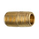 Brass Close Nipple, 3/4" Length, Male (1/8-27 NPT)