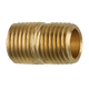 Brass Close Nipple, 7/8 Length, Male (1/4-18 NPT)