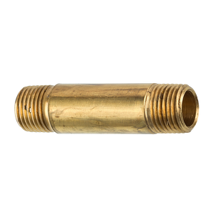 Brass Long Nipple, 1-1/2 Length, Male (1/8-27 NPT)