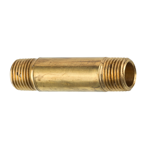 Brass Long Nipple, 1-1/2 Length, Male (1/8-27 NPT)