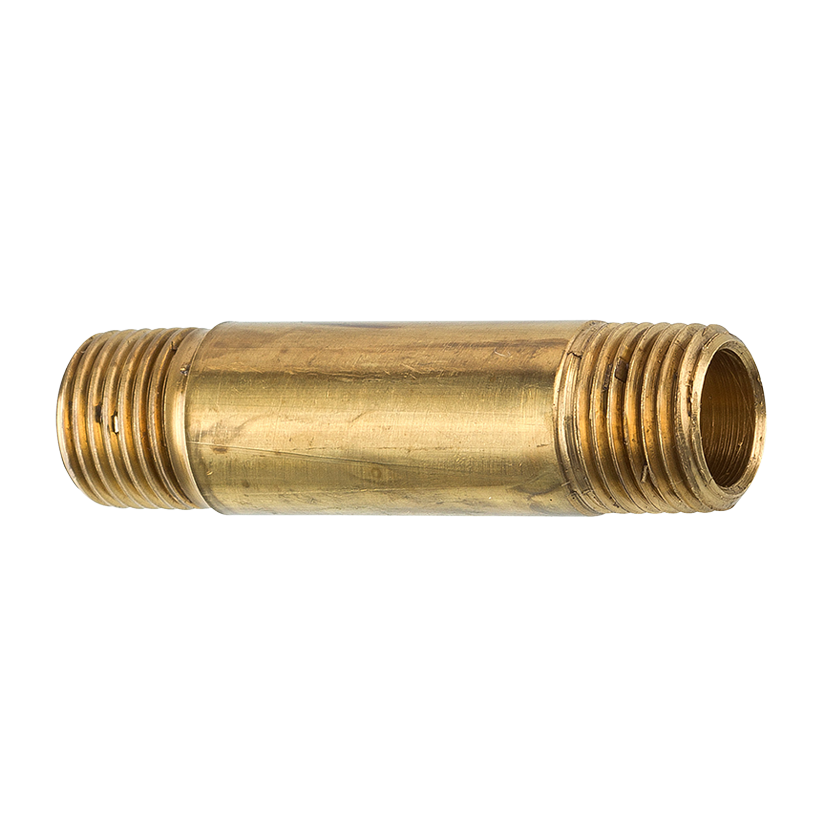 Brass Long Nipple, 1-1/2 Length, Male (1/8-27 NPT)