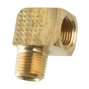 Brass Street Elbow, Male (1/8-27 NPT), Female (1/8-27 NPT)