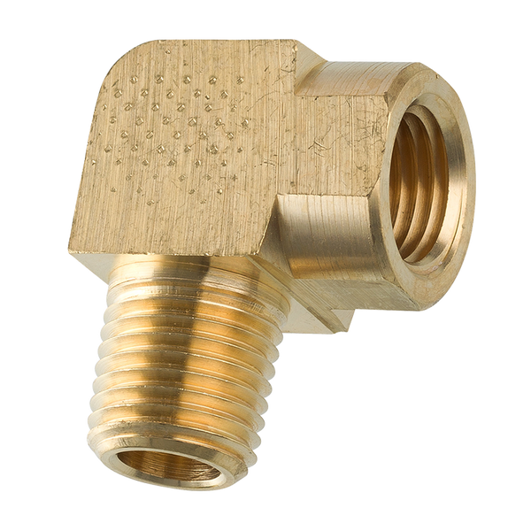 Brass Street Elbow, Male (1/4-18 NPT), Female (1/4-18 NPT) – AGS Company  Automotive Solutions