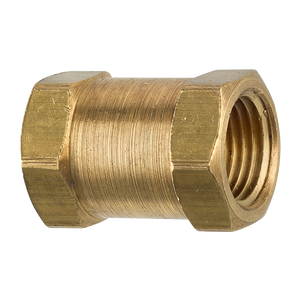 Brass Coupling, Female (1/8-27 NPT)