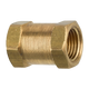 Brass Coupling, Female (1/8-27 NPT)