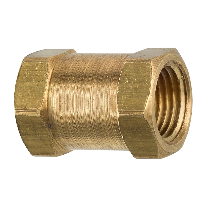 Brass Coupling, Female (1/8-27 NPT)