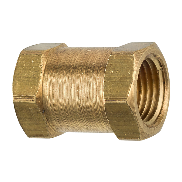 10 PCS 1/8" NPT Female Hex Union Brass Coupling Fittings - Threaded Pipe Connectors