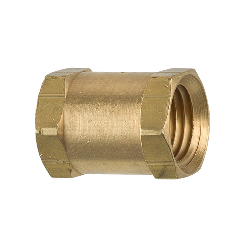 Brass Coupling, Female (1/4-18 NPT)