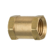 Brass Coupling, Female (1/4-18 NPT)